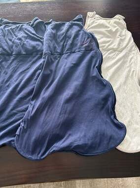 Nested Bean lot of 3 baby weighted sleep sackS blue white 18-24 months XL BUNDLE